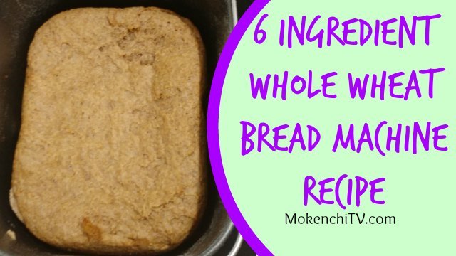 good_vloggers_youtube_6_ingredient_whole_wheat_bread_machine_recipe_icon