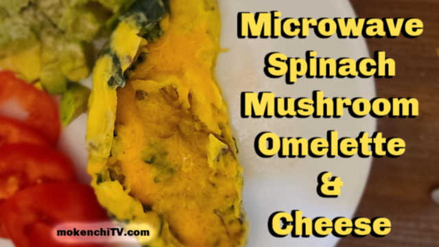 Make Spinach Mushroom Omelette With Cheese Recipe