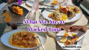 Myrtle_Beach_Family_Vacation_Day_1_SC_South_Carolina_Compass_Cove_Resort_Biracial_Family_Vloggers_On_YouTube_MokenchiTV_What_We_Ate_At_Wicked_Tuna_At_2nd_Pier_Avenue_Oceanfront_Dining