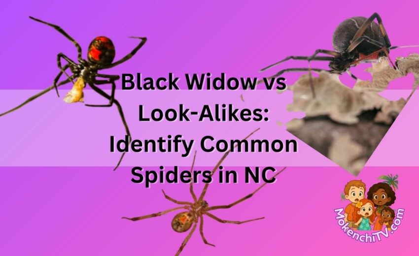 Black Widow Spider vs Look-Alikes: How to Identify Common Spiders in North Carolina and Keep Your Family Safe